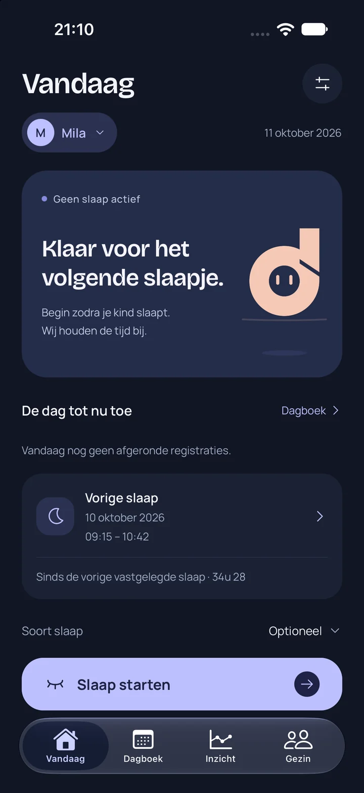 De donkere weergave van Doozle